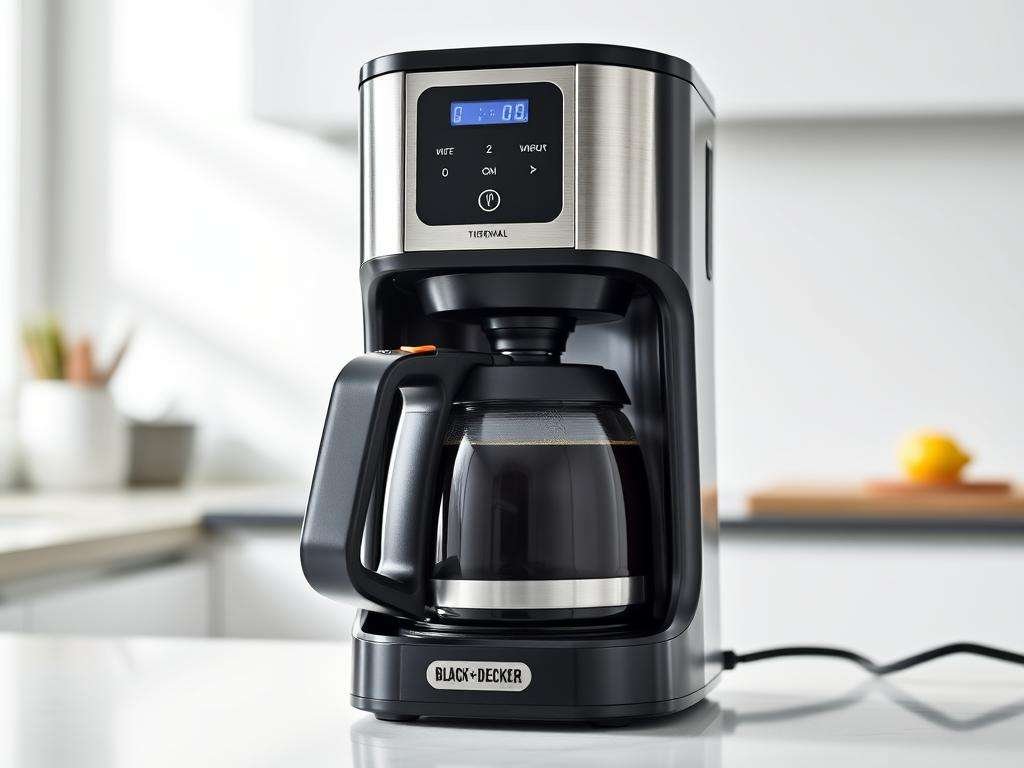 BLACK+DECKER 12-Cup Thermal Coffee Maker with stainless steel carafe BLACK+DECKER 12-Cup Thermal Coffee Maker with stainless steel carafe