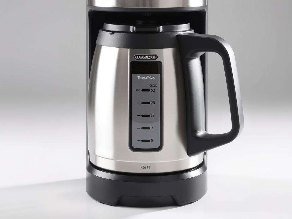 BLACK+DECKER 12-Cup Thermal Programmable Coffee Maker with display panel BLACK+DECKER 12-Cup Thermal Programmable Coffee Maker with display panel