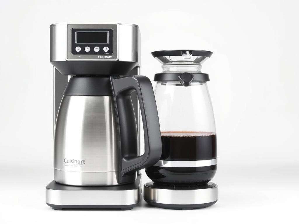 Cuisinart 12-Cup Coffee Maker with Thermal Coffee Carafe brewing coffee Cuisinart 12-Cup Coffee Maker with Thermal Coffee Carafe brewing coffee