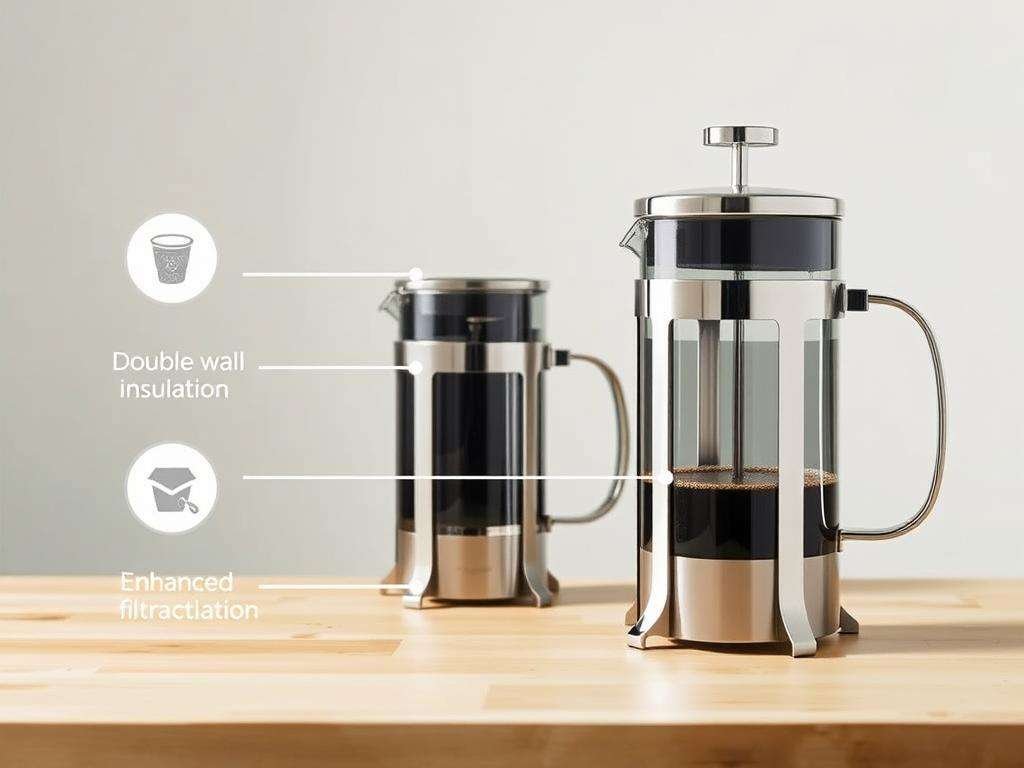 Fellow Clara French Press with double-wall insulation Fellow Clara French Press with double-wall insulation