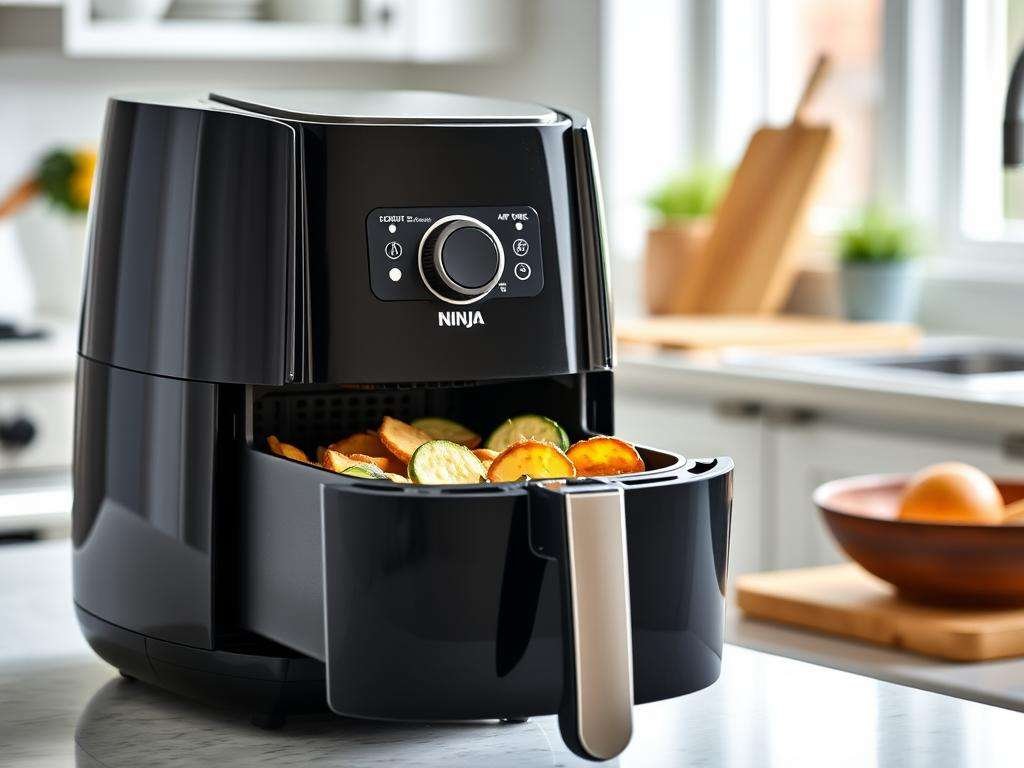 Ninja Air Fryer 3.8L with summer appetizers being prepared Ninja Air Fryer 3.8L with summer appetizers being prepared