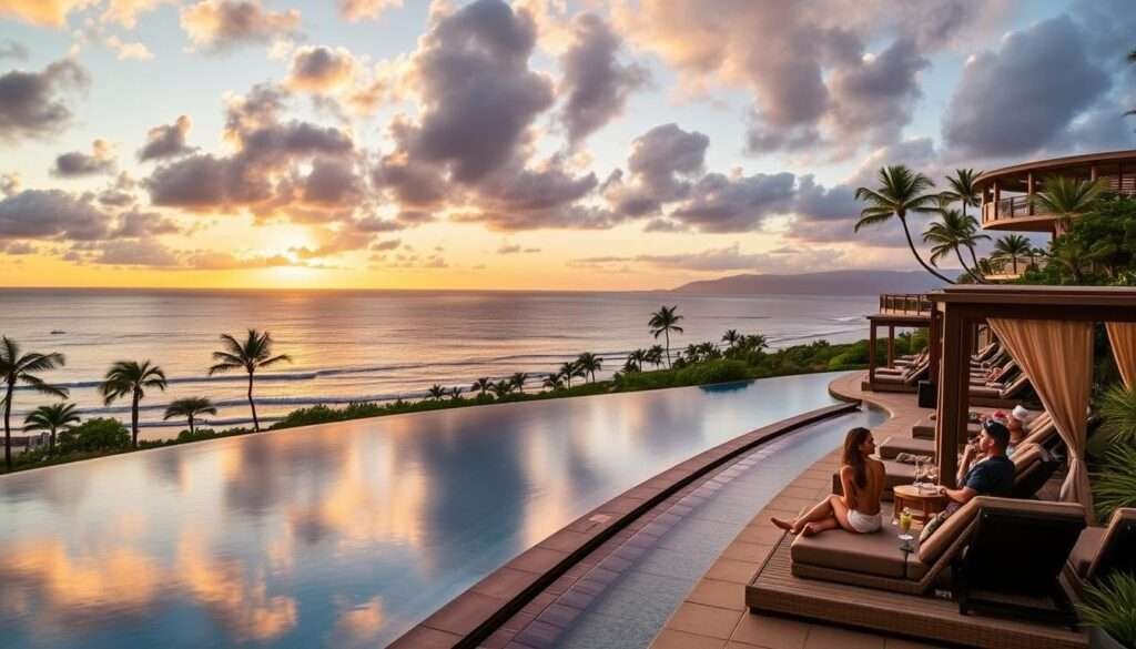 Andaz Maui at Wailea infinity pools overlooking the ocean, perfect for couples in Maui