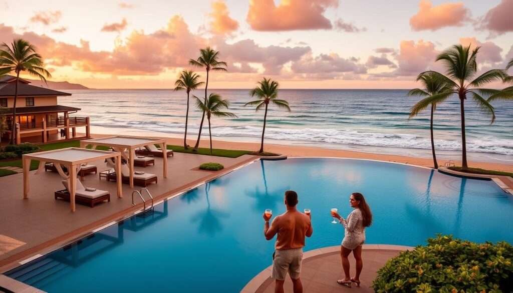 Four Seasons Resort Maui at Wailea beachfront view, one of the best beachfront resorts in Maui for couples