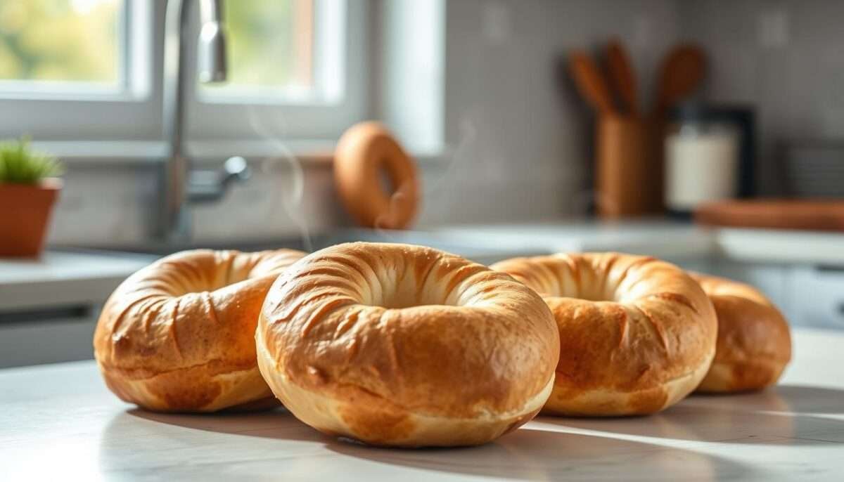 Simple 3 Ingredient Protein Bagels - Air Fryer Recipe