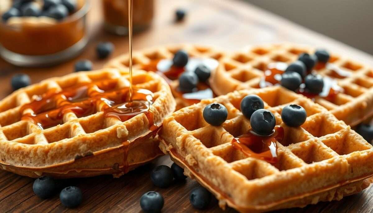 Easy Healthy Protein Waffles Recipe (With 45 Grams Protein)