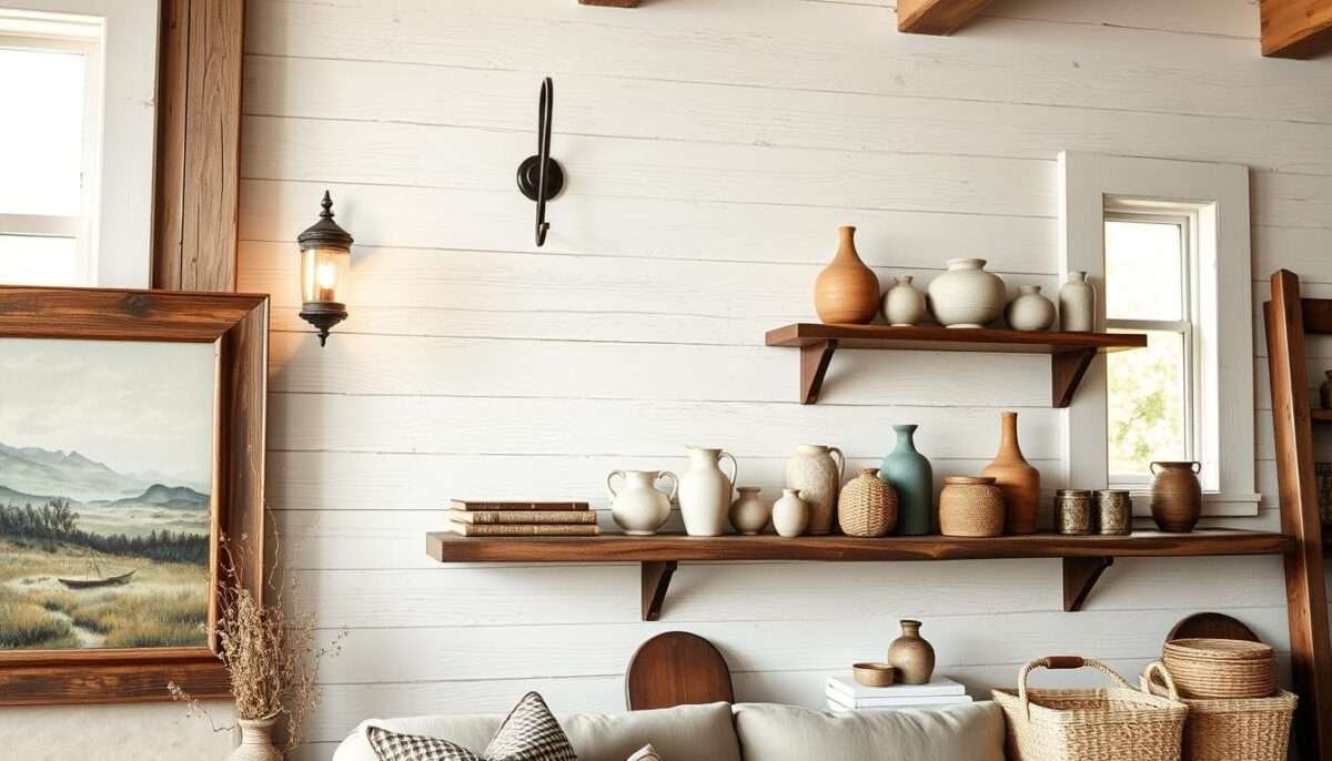 15 Rustic Farmhouse Living Room Wall Decor Ideas You’ll Love