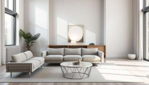 Minimalist Living Room Design Trends for 2025 - Budget-Friendly Minimalist Interior Design