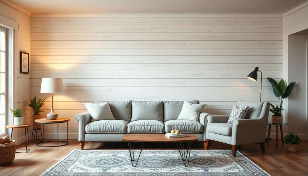 Farmhouse Shiplap Wall DIY: Transform Your Living Room
