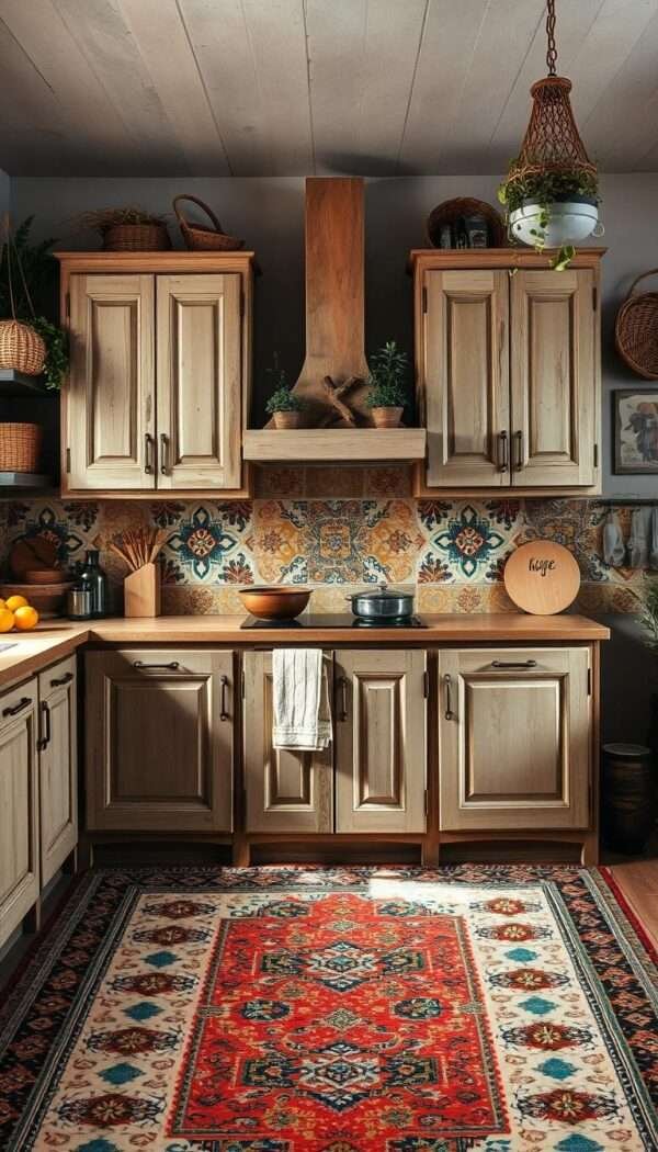 15 Rustic Boho Kitchen Makeover Ideas on a Budget