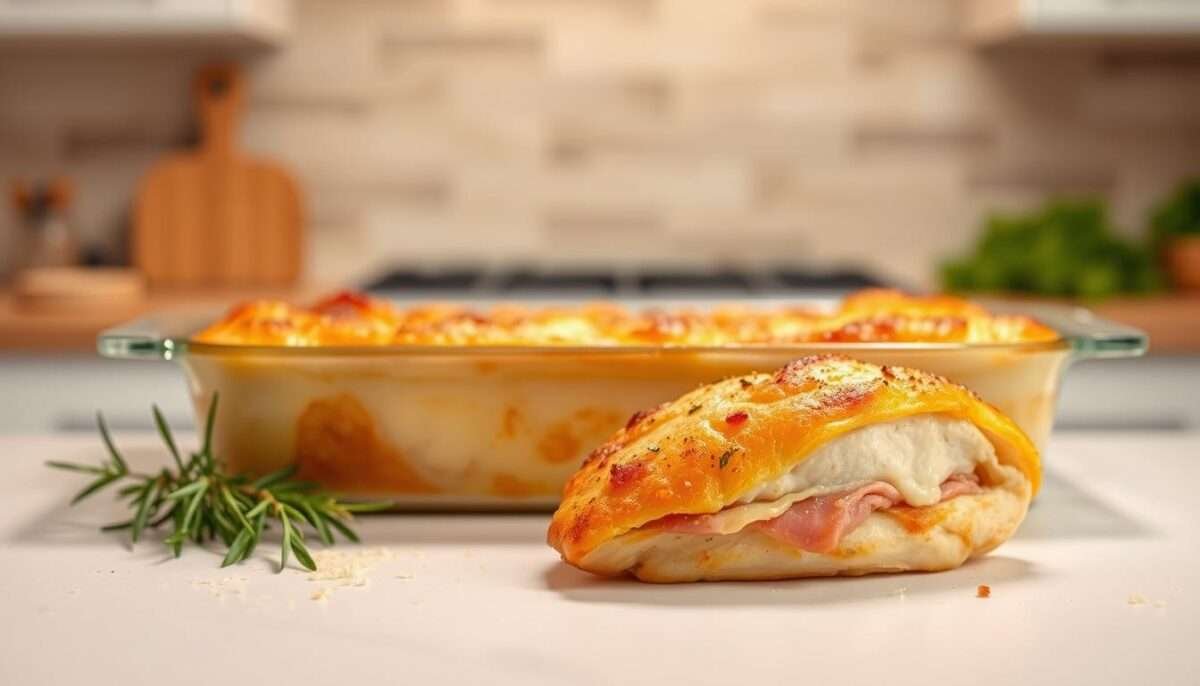 Chicken Cordon Bleu Casserole -