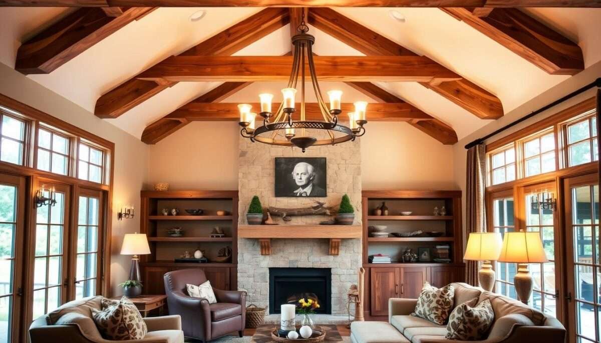 Farmhouse Living Room Lighting: Choosing the Perfect Chandelier and Lamps