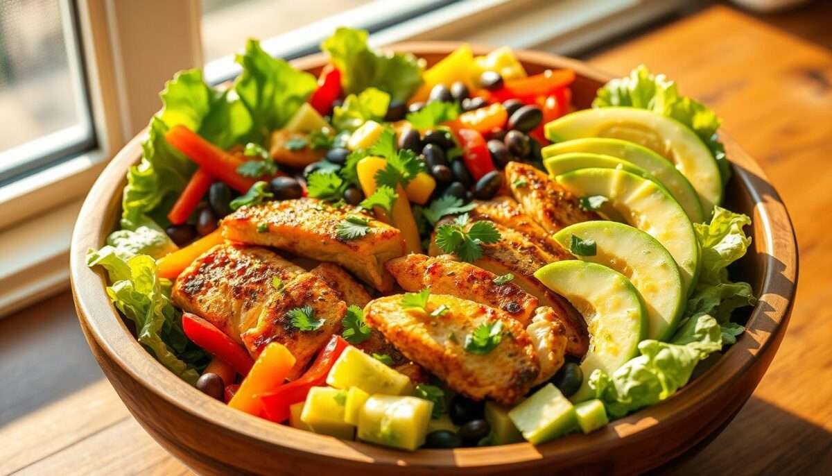 High Protein Southwest Chicken Salad