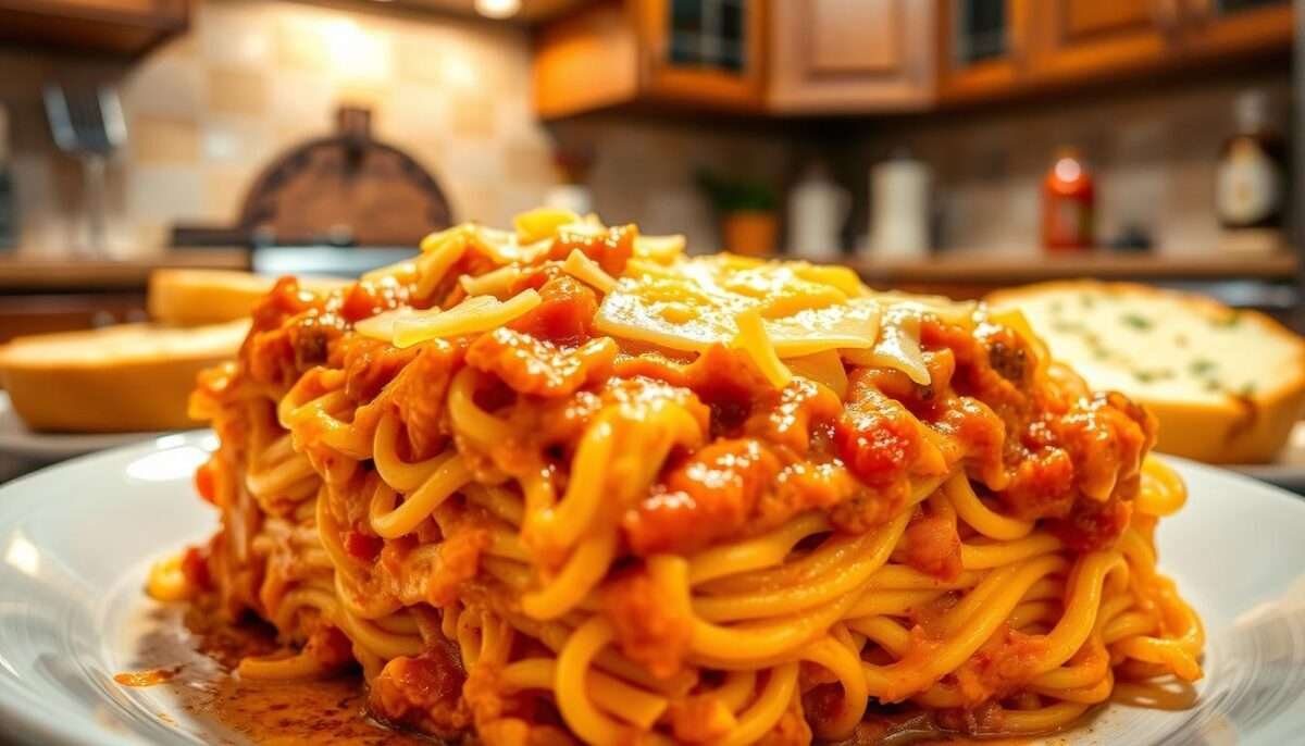 Irresistible Spicy Southern Chicken Spaghetti Casserole
