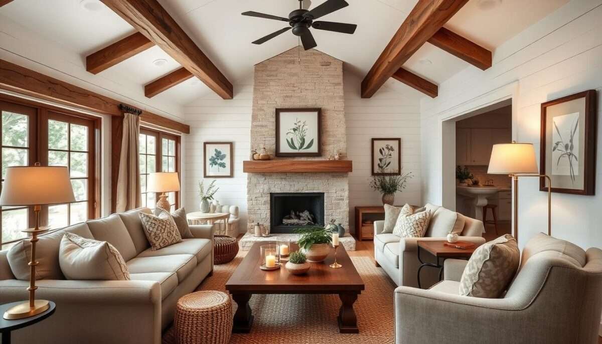 Modern Farmhouse Living Room Decor: Simple & Affordable Styling Tips