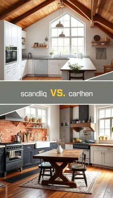 Scandi vs. Farmhouse: Which Style is Right for Your Small Kitchen?