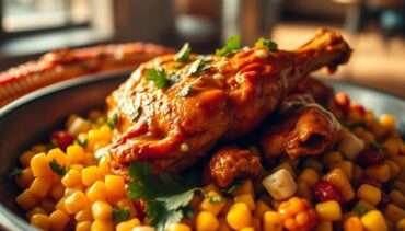 Slow Cooker Street Corn Chicken - The Comfort Spoon