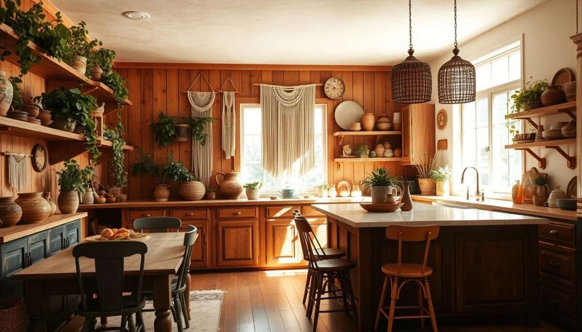 boho kitchen decor, budget boho kitchen ideas,