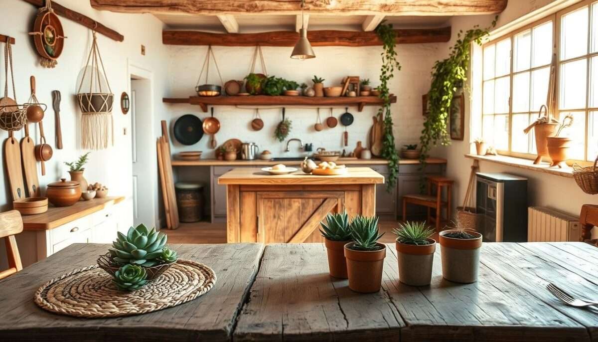 boho kitchen makeover, Mixing Rustic and Bohemian