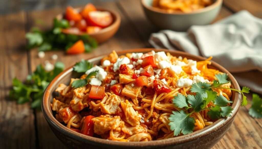 chicken enchilada bowls