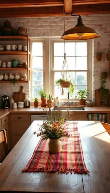 how to boho kitchen, DIY boho kitchen
