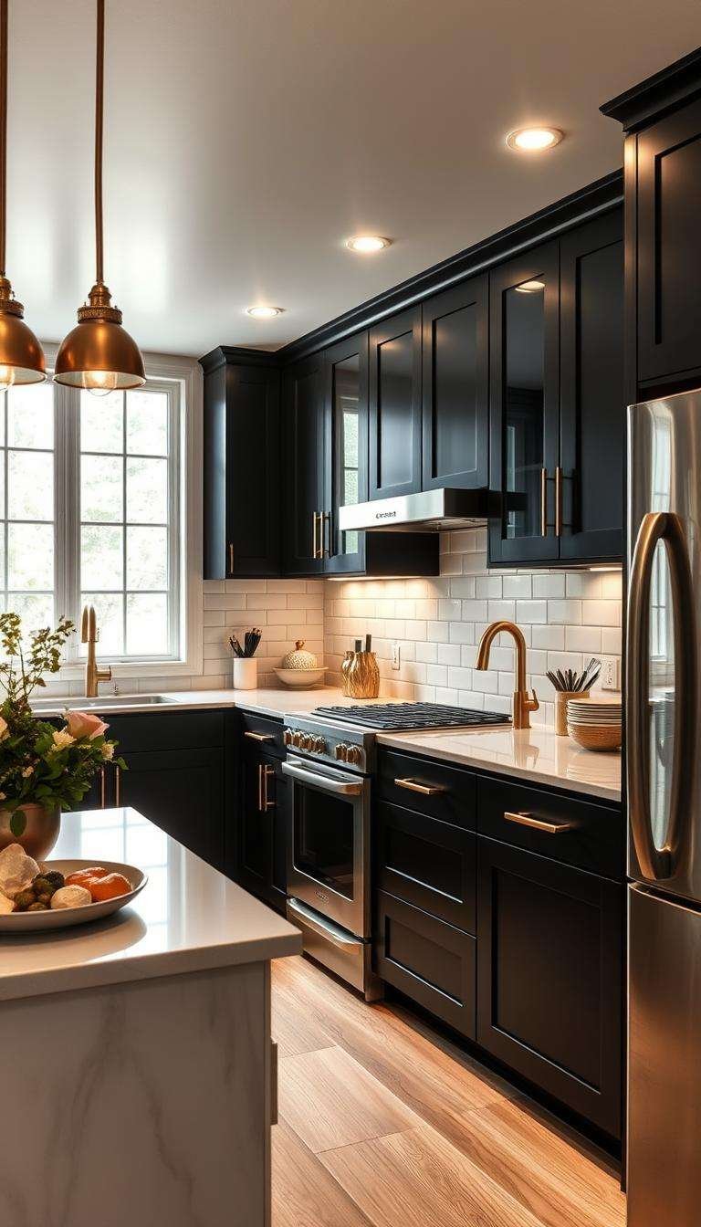 mixing metals in your small kitchen: a modern design trend