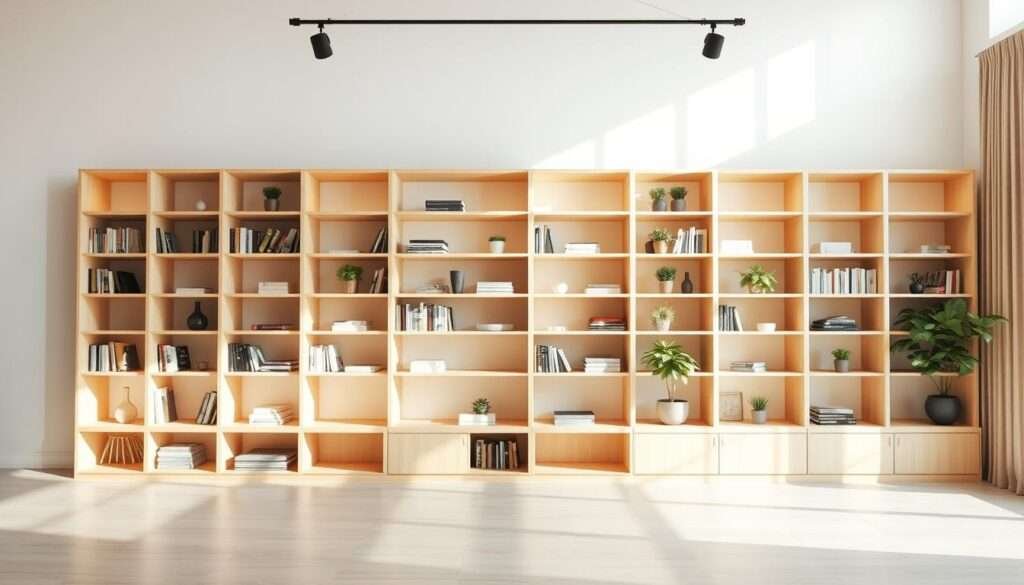 open shelving
