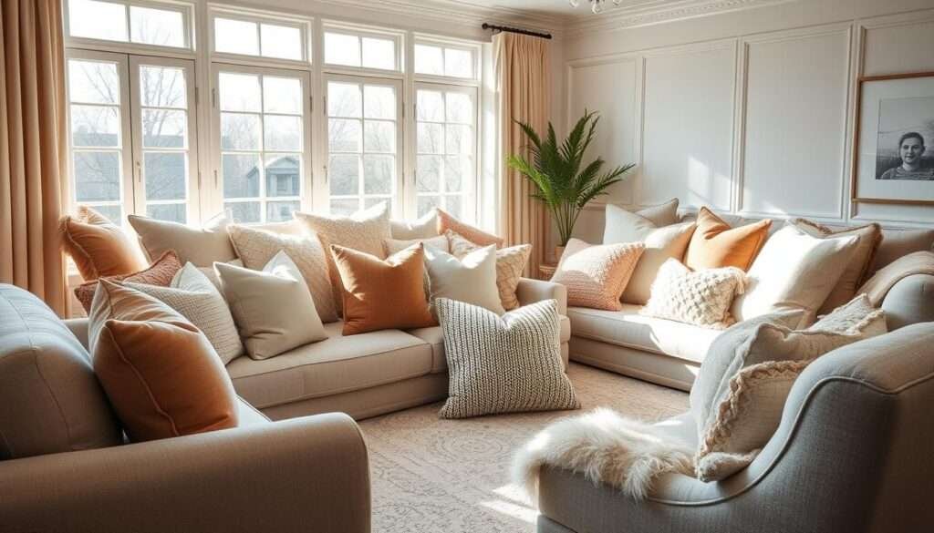 pillows living room