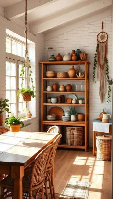 small boho kitchen, boho kitchen ideas