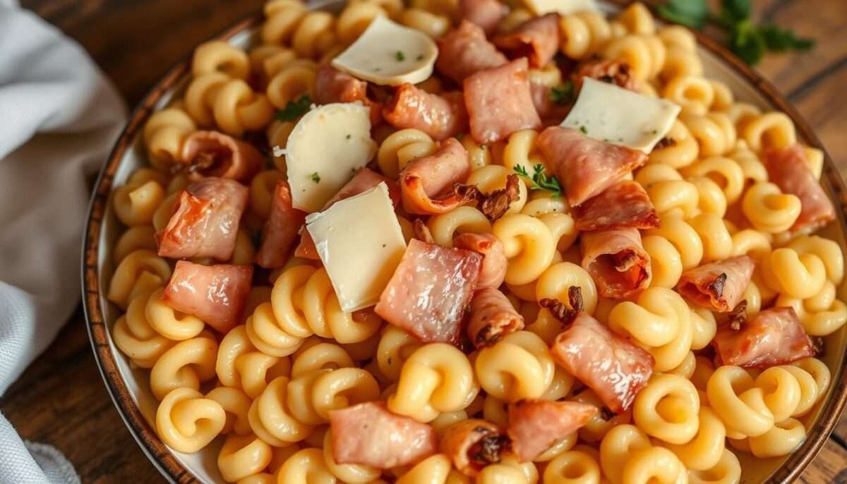 Coquillettes jambon comté