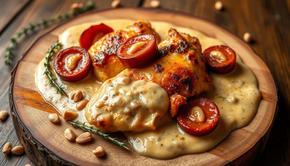 Poulet Fondant au Chorizo : Explosion de Saveurs Crémeuses en Moins de 30 Minute