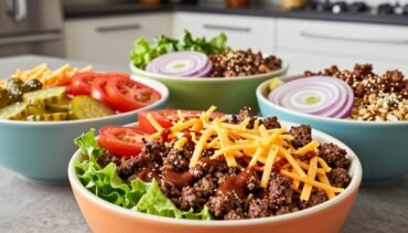 Burger Bowls with Shake Shack Sauce