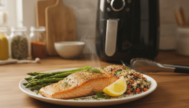 Perfect Air Fryer Salmon in 10 Minutes With No Guesswork