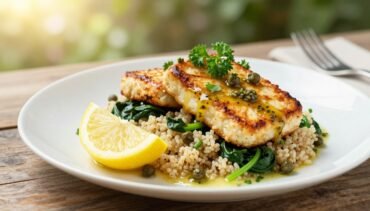 Vegan Piccata (with Tempeh)