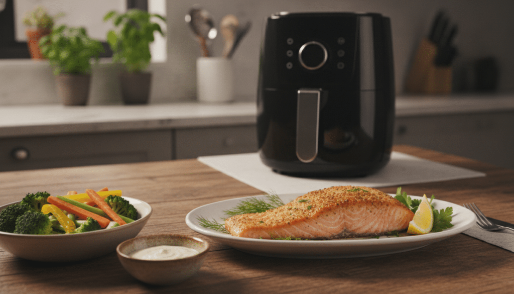 air fryer salmon air fryer salmon
