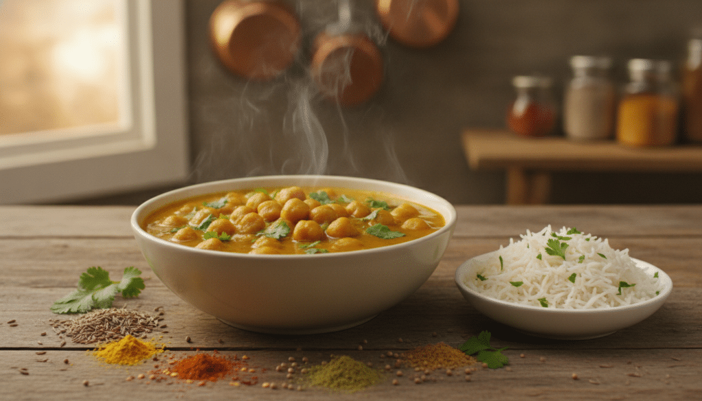 chickpea curry chickpea curry