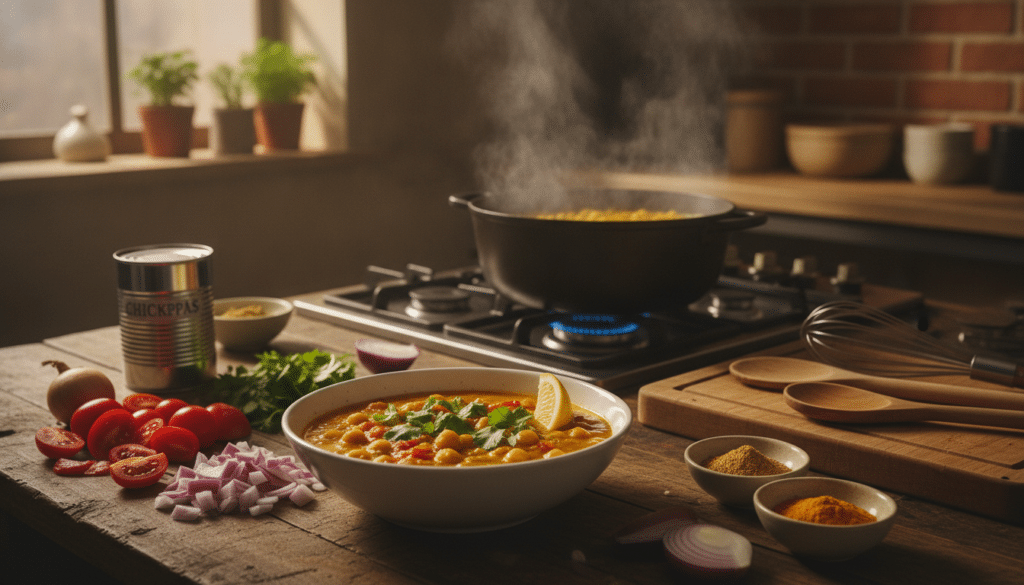 quick chickpea curry for busy evenings quick chickpea curry for busy evenings